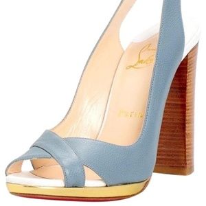 Christian Louboutin Light Blue Morphea Slingback